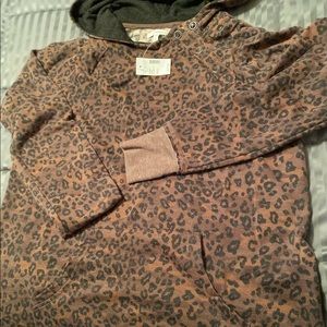 Tunic sweatshirt